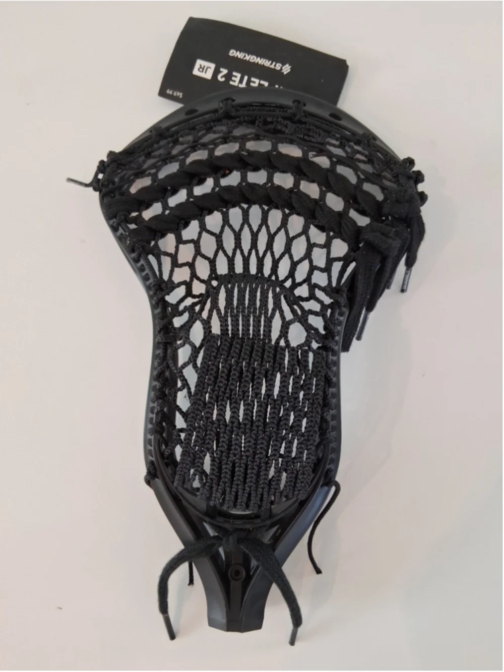 StringKing Complete 2 Jr. Youth Lacrosse Black/Black NEW NWT *Head Only*